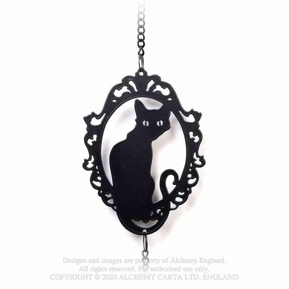 Alchemy - Cat Silhouette Hangende decoratie mobiel - Zwart